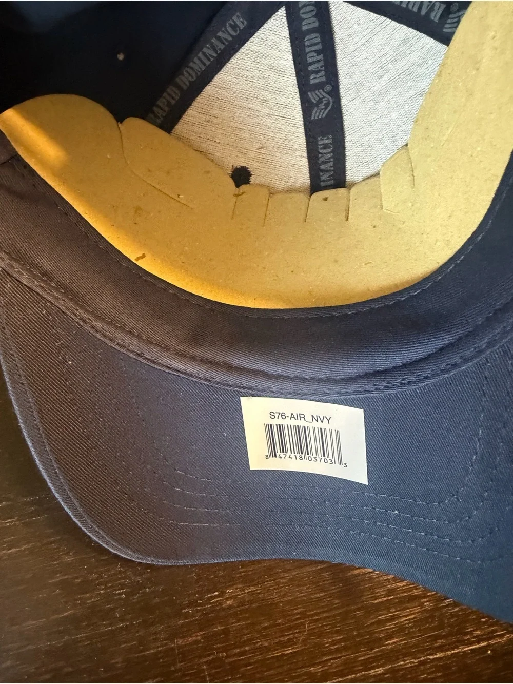 United States Air Force Navy Blue Embroidered Baseball Cap